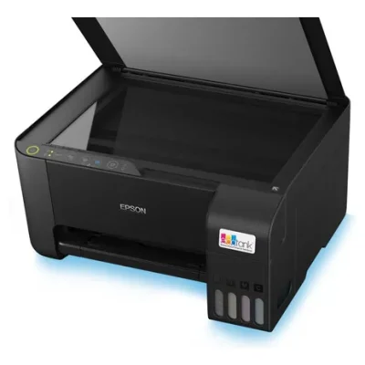 Impressora 3x1 Multifuncional Epson Ecotank L3250 Wifi Biv Cor Preto 100V/240V